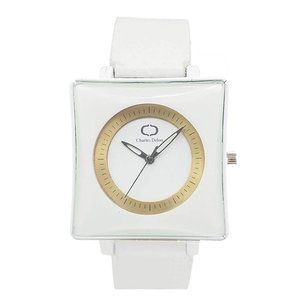 Charles Delon Casual Style White/Gold Watch